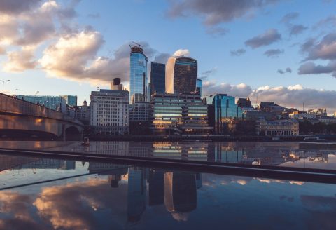 architectural photography of city buildings